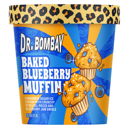 Dr. Bombay Baked Blueberry Muffin, 16 oz Pint
