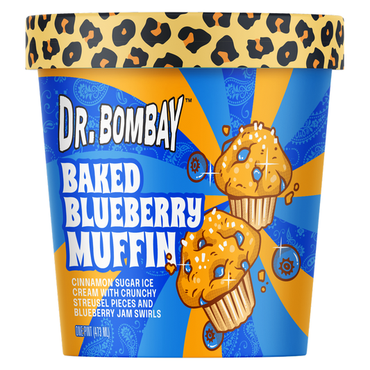 Dr. Bombay Baked Blueberry Muffin, 16 oz Pint