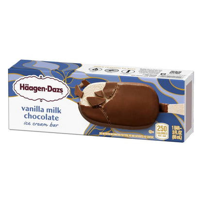 Haagen-Dazs Vanilla Milk Chocolate Bar 3oz