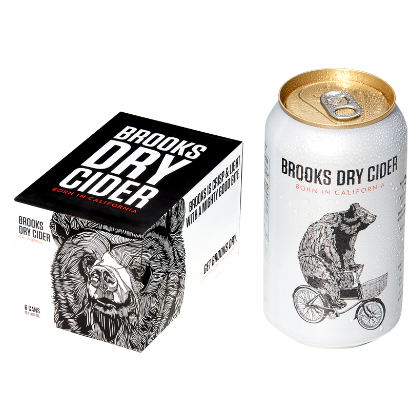 Brooks Dry Cider 6pk 12oz Can