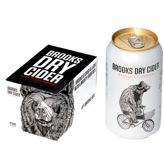 Brooks Dry Cider 6pk 12oz Can