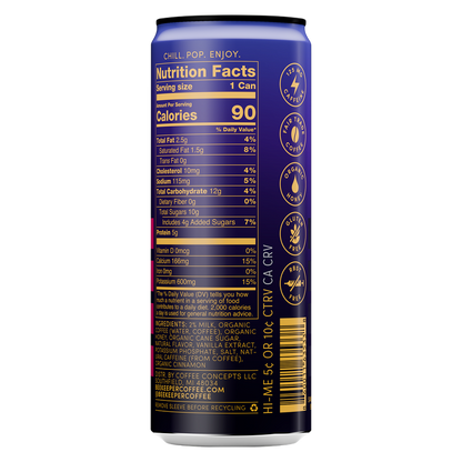 Beekeeper Coffee Horchata Cold Brew 8oz Can