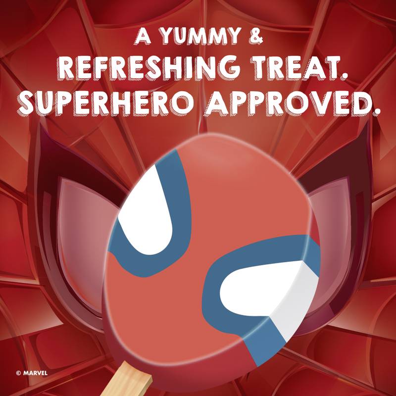 Popsicle Spider-Man Frozen Bars 6ct