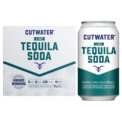 Cutwater Tequila Soda 4pk 12oz can 7% ABV