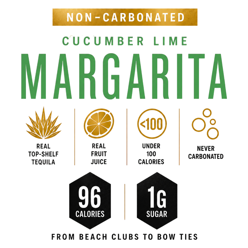 Gatsby Cucumber Lime Margarita 4pk 12oz Can 5% ABV