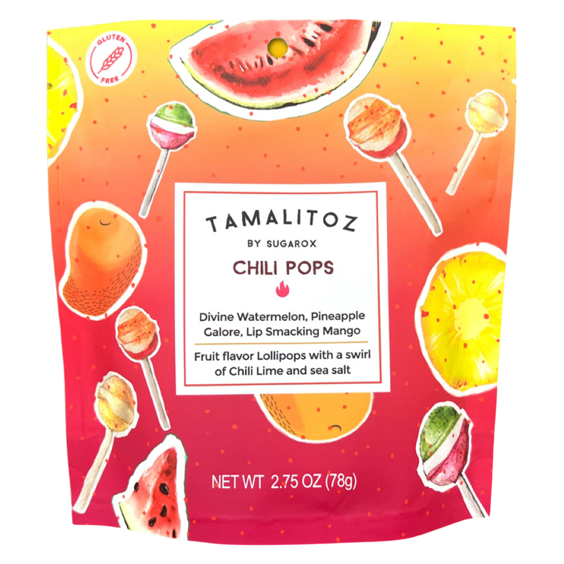 Tamalitoz by Sugarox Chili Pops, 2.75 oz