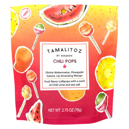 Tamalitoz by Sugarox Chili Pops, 2.75 oz