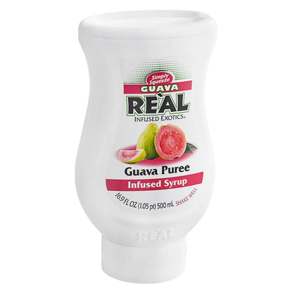 Simply Squeeze Real Guava Puree Syrup Infused Syrup 16.9oz Btl