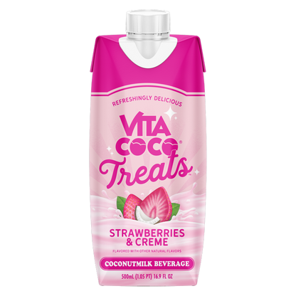 Vita Coco Treats Strawberry & Crème 16.9oz Ctn