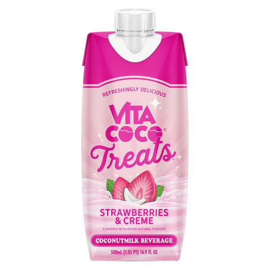 Vita Coco Treats Strawberry & Crème 16.9oz Ctn