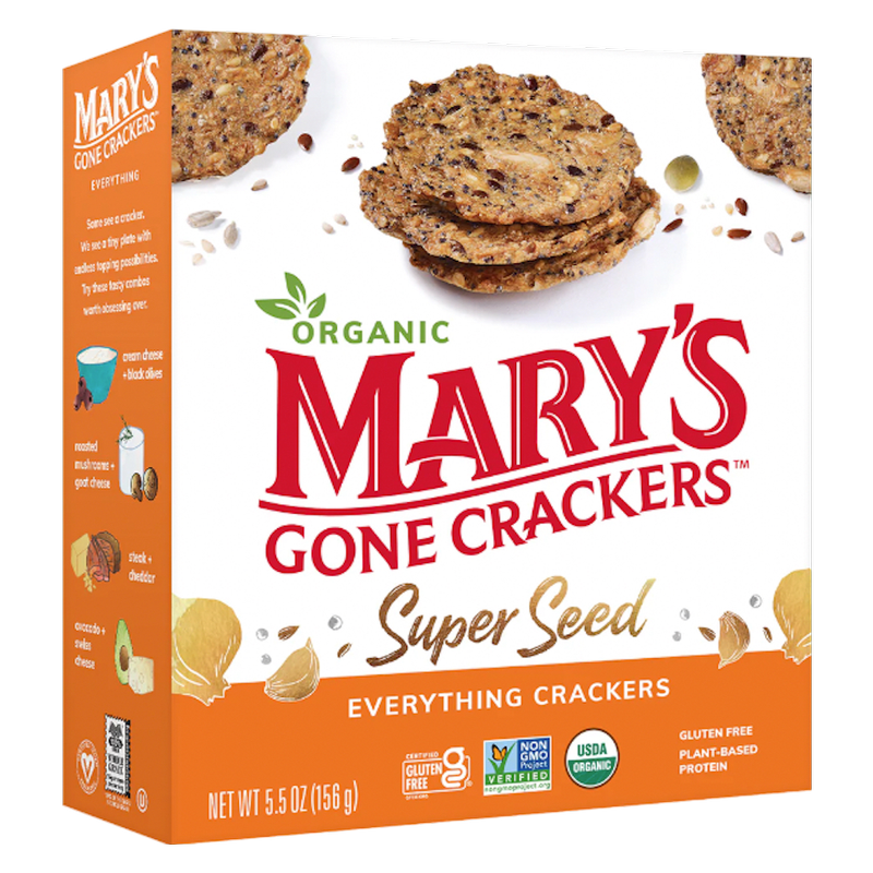 Mary's Gone Crackers Everything Organic Super Seed Crackers 5.5oz