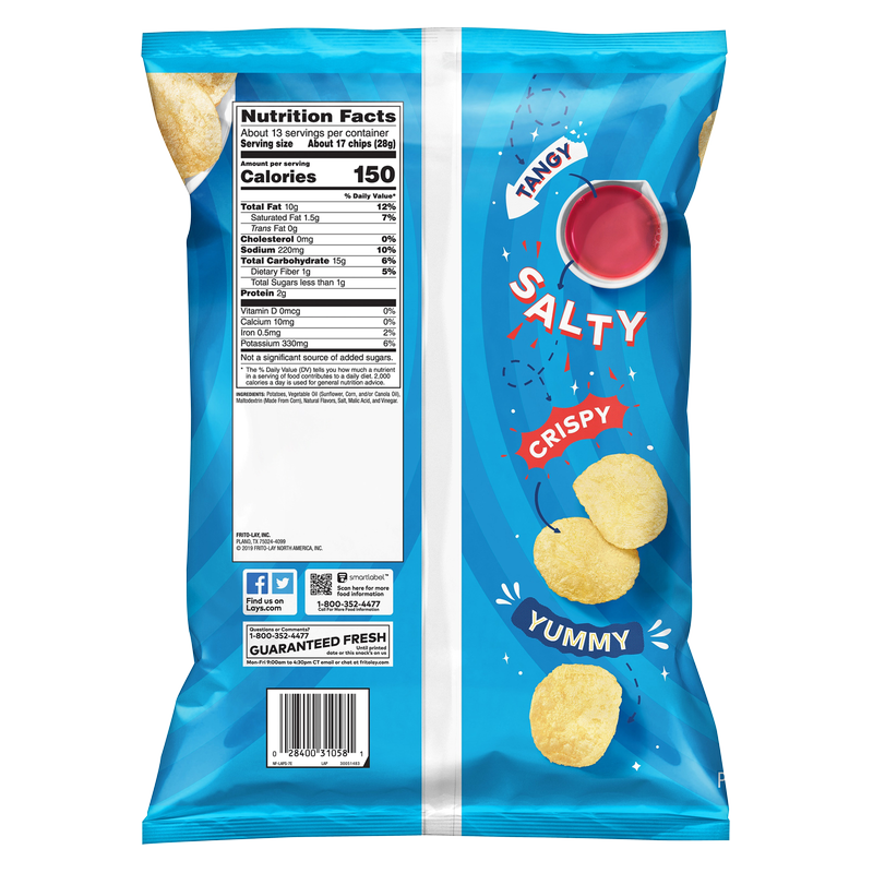 Lay's Salt & Vinegar Potato Chips 12.5oz