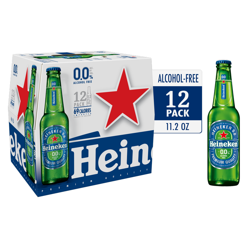 Heineken 0.0 N/A 12pk 11.2oz Bottle