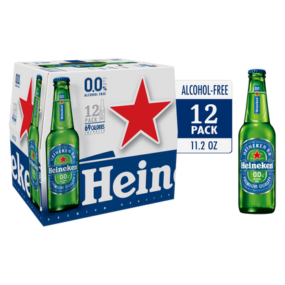Heineken 0.0 N/A 12pk 11.2oz Bottle