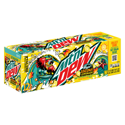 Mountain Dew Baja Laguna Lemonade 12oz 12pk