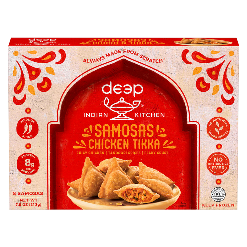 Deep Indian Kitchen Chicken Tikka Samosas 7.5oz