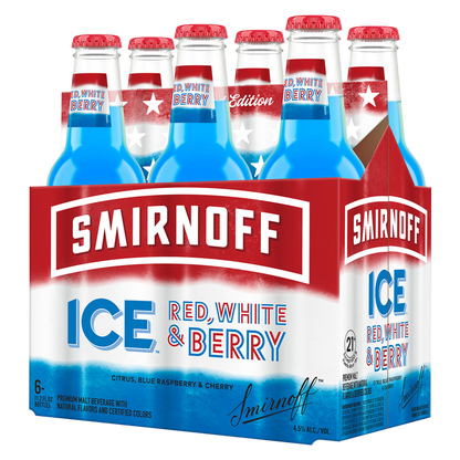 Smirnoff Ice Red, White & Berry 6pk 12oz Bottle