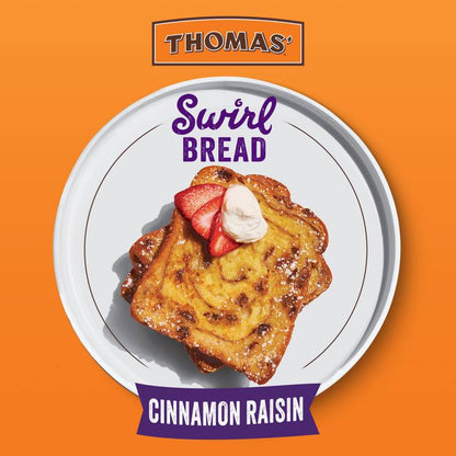 Thomas' Cinnamon Raisin Swirl Bread, 16 oz