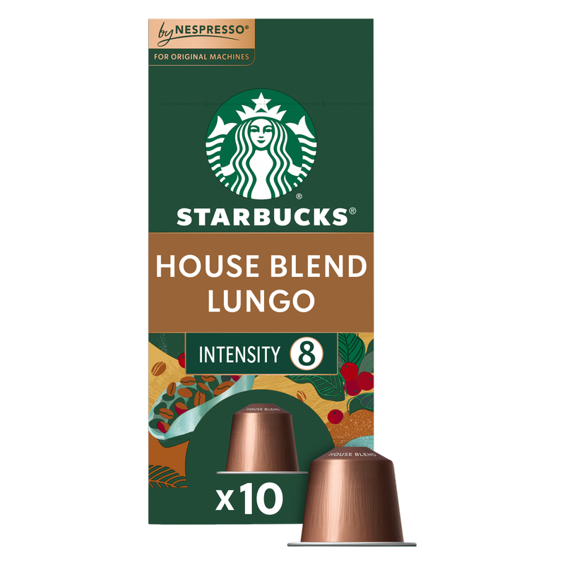Starbucks By Nespresso House Blend 10ct Capsules