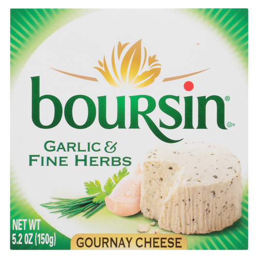 Boursin Garlic & Fine Herbs Gournay Cheese - 5.2oz