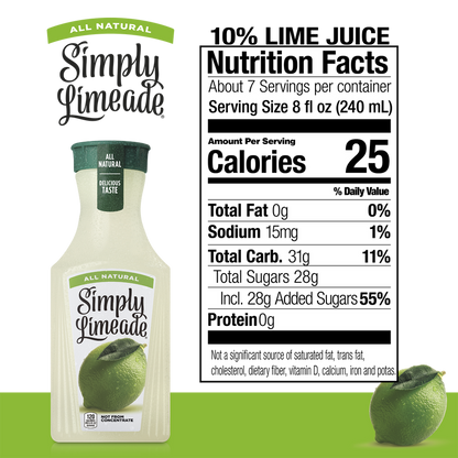 Simply Limeade 52oz Btl