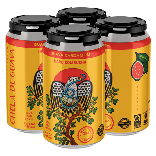 Soul Fixx Elixirs Chela De Guava Hard Kombucha (4PKC 12 OZ)