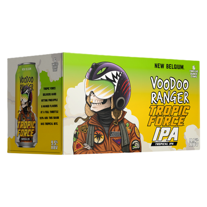 New Belgium Voodoo Ranger Tropic Force IPA 6pk 12oz Can 9.5% ABV