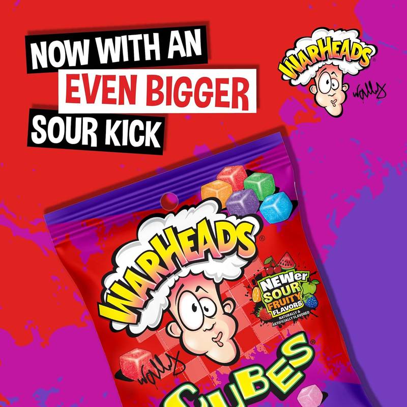 WARHEADS Cubes, 5oz
