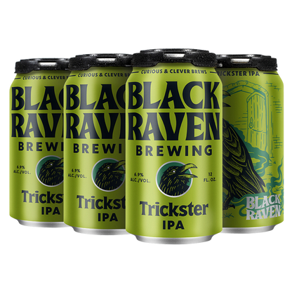 Black Raven Trickster IPA 6pk 12oz Can 6.9% ABV