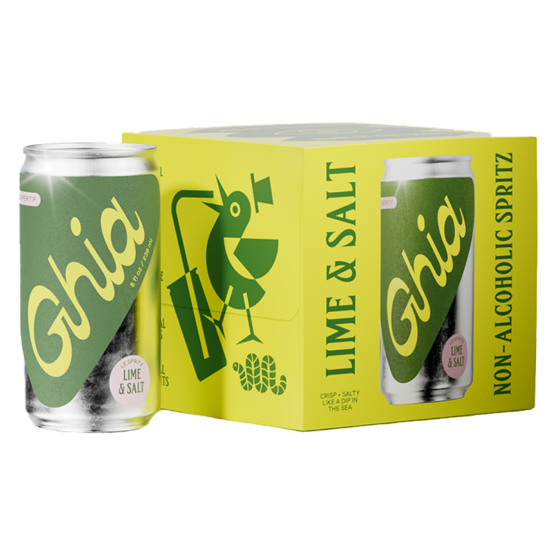Ghia Lime & Salt 4pk 8oz Can