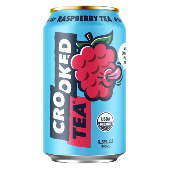 Crooked Tea Raspberry 8pk 12oz Can 4% ABV