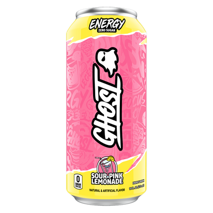 GHOST ENERGY Sour Pink Lemonade 16oz Can