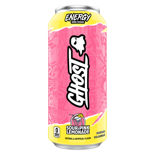 GHOST ENERGY Sour Pink Lemonade 16oz Can