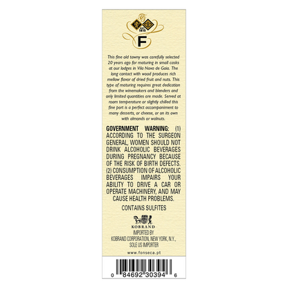 Fonseca 20 Year Old Tawny Port 750ml