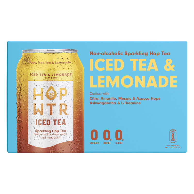 HOPWTR Iced Tea & Lemonade 6pk 12oz Can