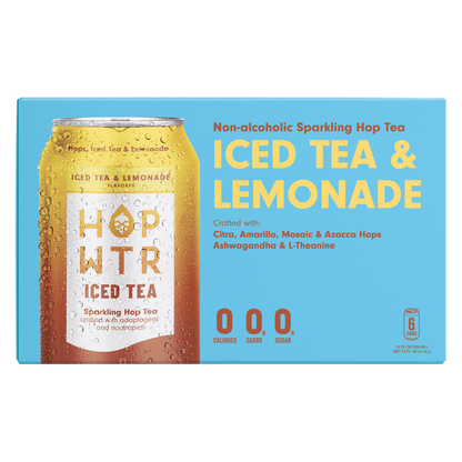 HOPWTR Iced Tea & Lemonade 6pk 12oz Can