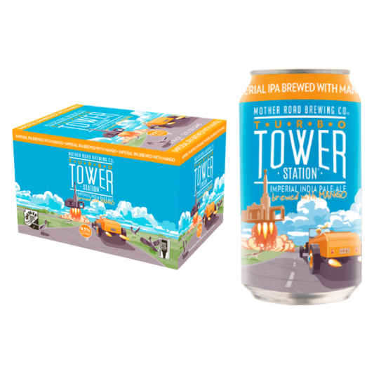 Mother Road Turbo Tower Station w/ Mango 6pk 12oz Can