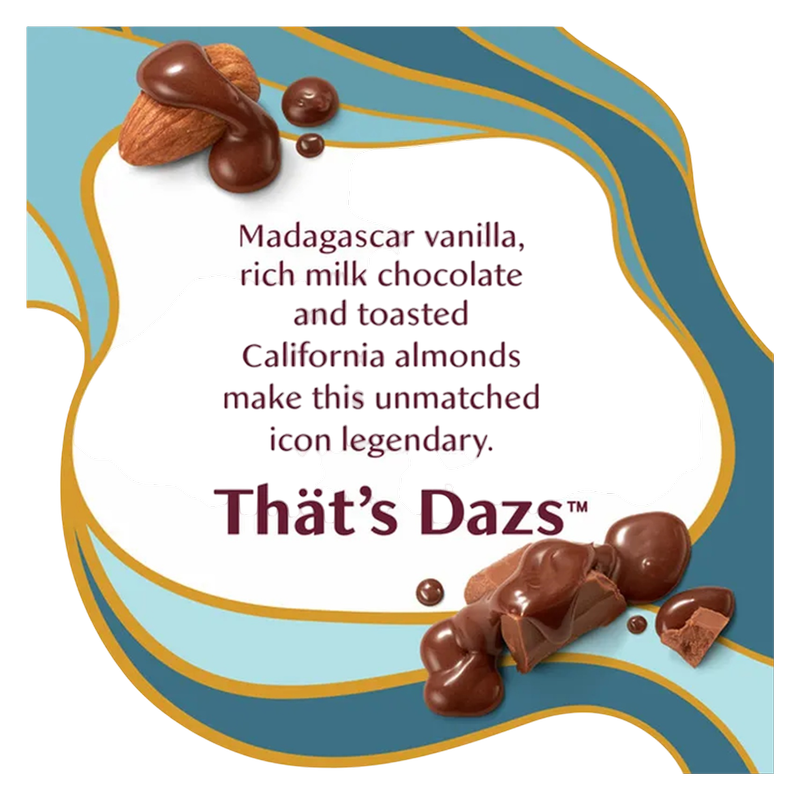 Haagen-Dazs Vanilla Milk Chocolate Almond Ice Cream Bar, 3ct