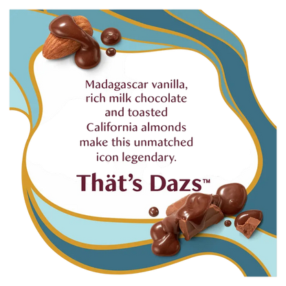 Haagen-Dazs Vanilla Milk Chocolate Almond Ice Cream Bar, 3ct