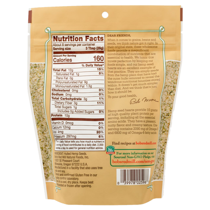 Bob's Red Mill Premium Hulled Hemp Seed Hearts 8oz
