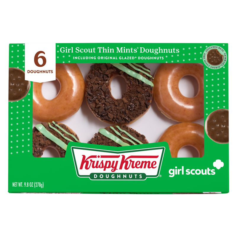 Krispy Kreme Girl Scout Thin Mints® Doughnuts