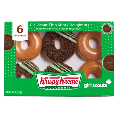 Krispy Kreme Girl Scout Thin Mints® Doughnuts