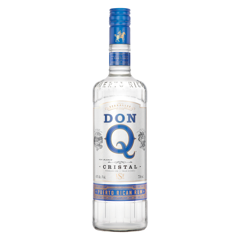 Don Q Cristal Rum 750ml (80 Proof)