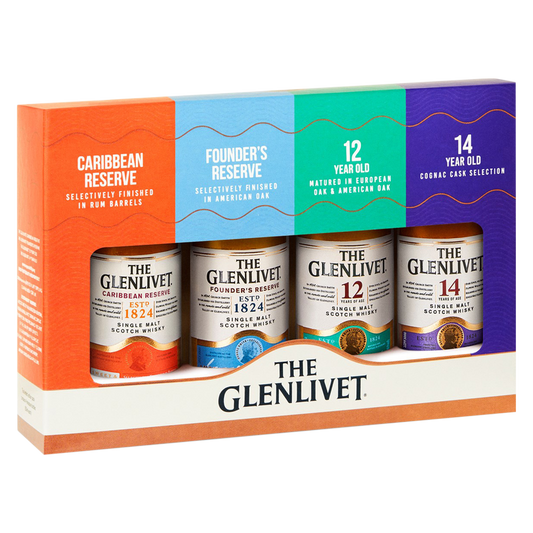 Glenlivet Scotch Whisky Gift Pack 4pk 50ml