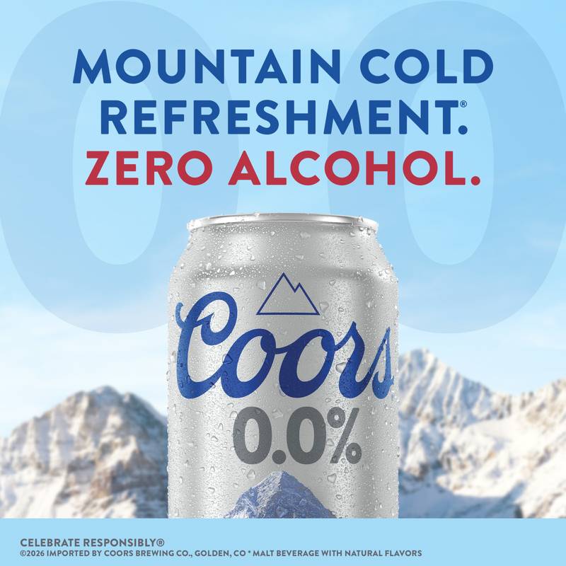Coors 0.0% 12pk 12oz Can