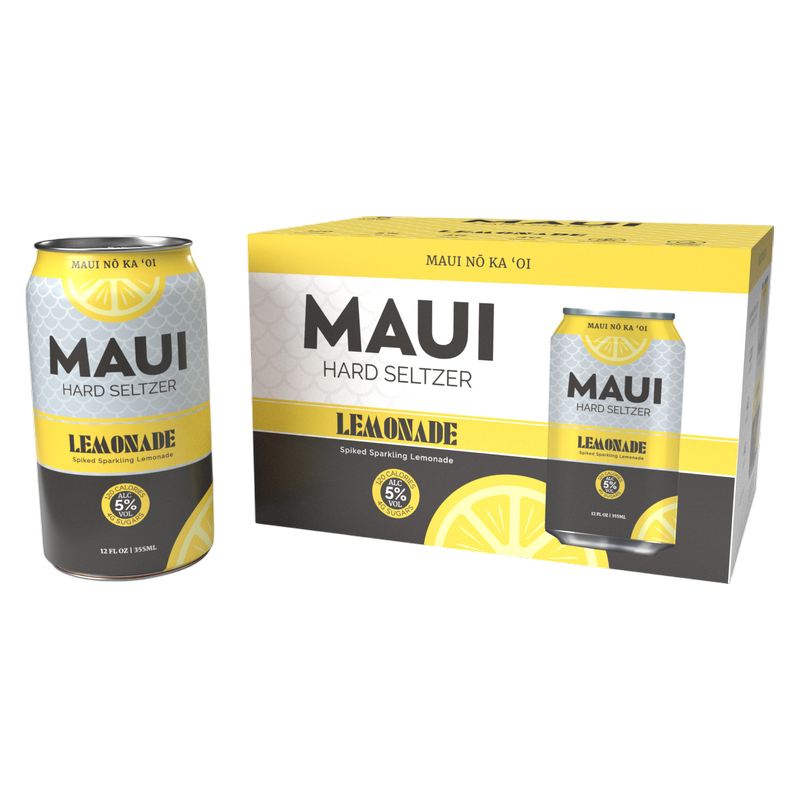 Maui Seltzer Lemonade 6pk 12oz Cans