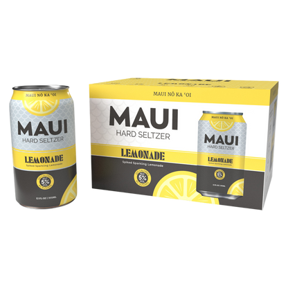 Maui Seltzer Lemonade 6pk 12oz Cans