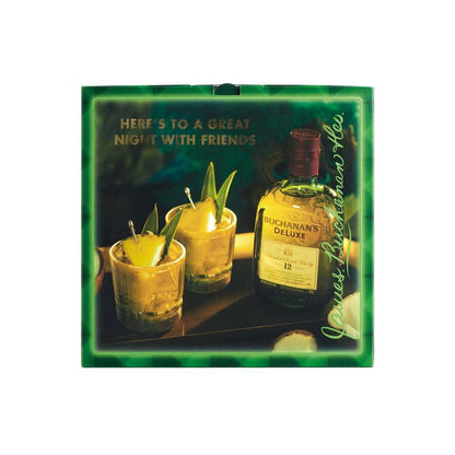Buchanan's 12 Year Scotch 750ml Bottle w/ Dominoes Tin