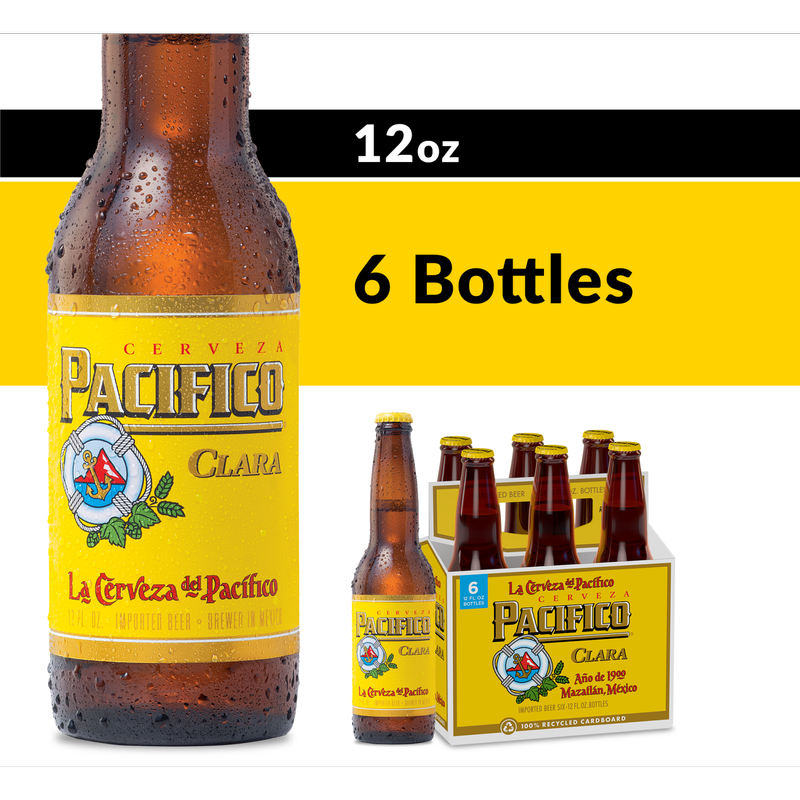 Pacifico 6pk 12oz Btl 4.4% ABV