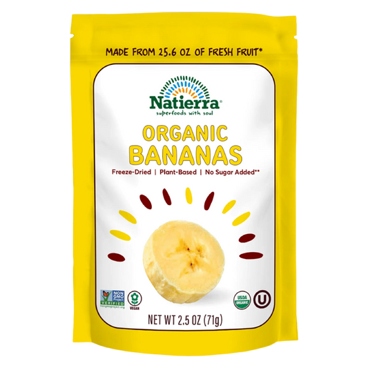 Natierra Freeze Dried Banana, 2.5oz